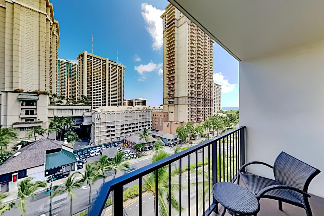 Aqua Palms Waikiki Ocean View Lanai Parking Included Apartman Honolulu Kültér fotó